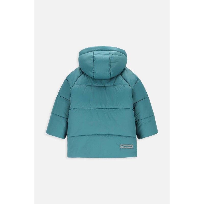 Detská zimná bunda Coccodrillo zelená farba