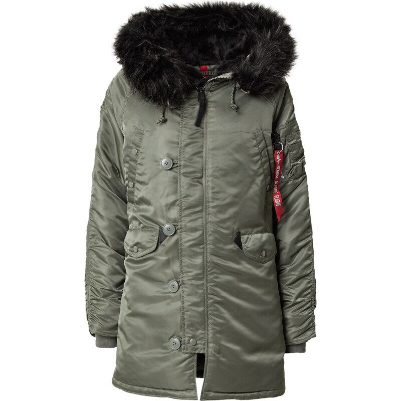 ALPHA INDUSTRIES Zimná bunda kaki 56603340