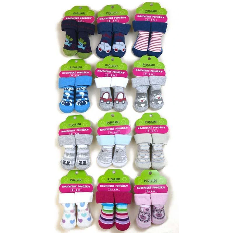 Dojčenské ponožky PIDILIDI 0-6 M PD0113 65903622