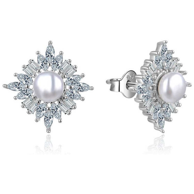 MOISS Originálne strieborné náušnice s perlou E0003102 66591848