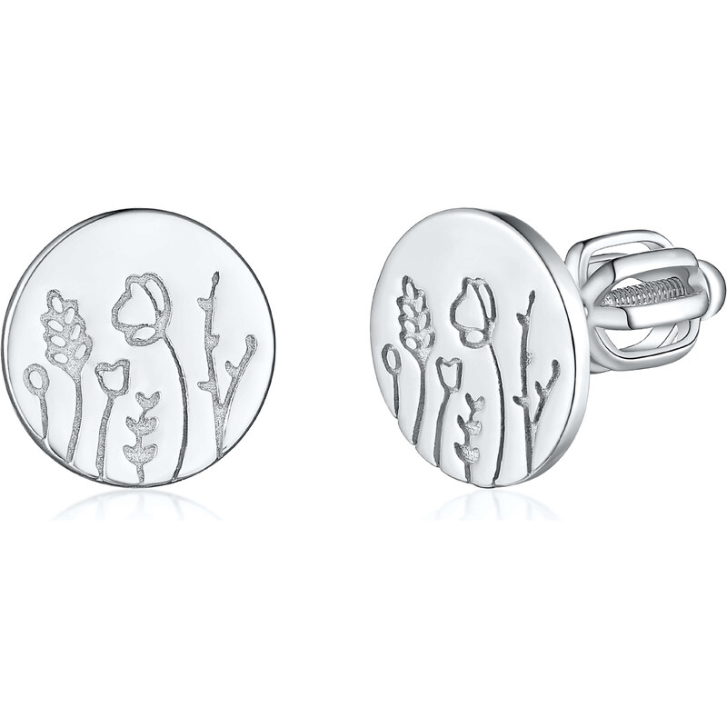 Olivie Strieborné náušnice LUČNÉ KVIETI 7923 46927158