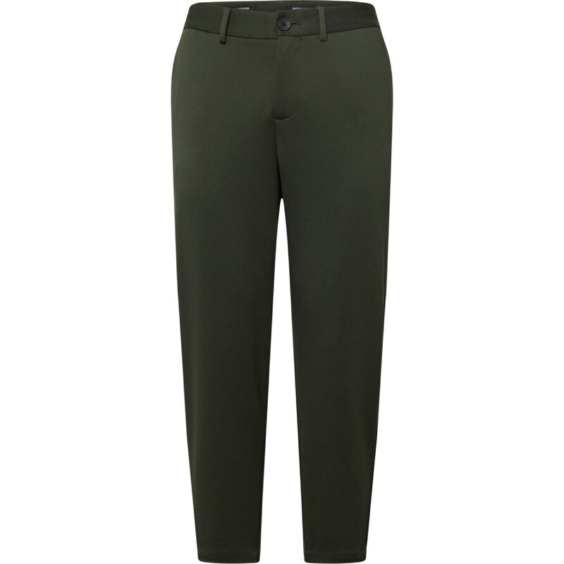 JACK & JONES Chino nohavice KARL PHIL tmavozelená 46963664