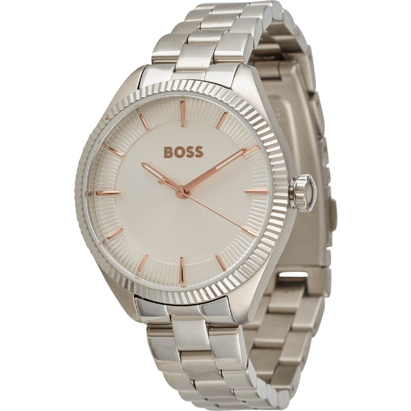 BOSS Analógové hodinky Sage béžová / zlatá / strieborná 54270732