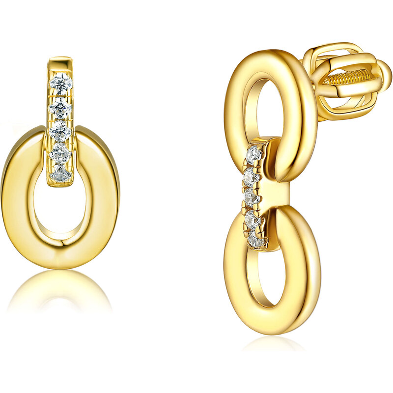 Olivie Strieborné náušnice ŘETĚZ GOLD 7936 46927171