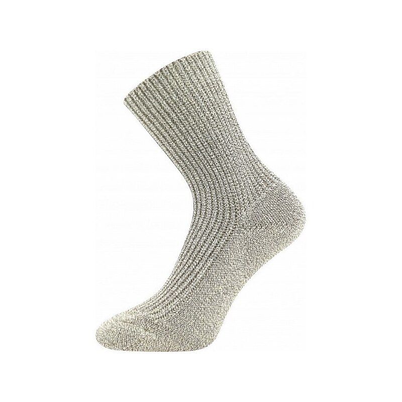 KLEŤ teplé rebrované ponožky so zdravotným lemom Boma