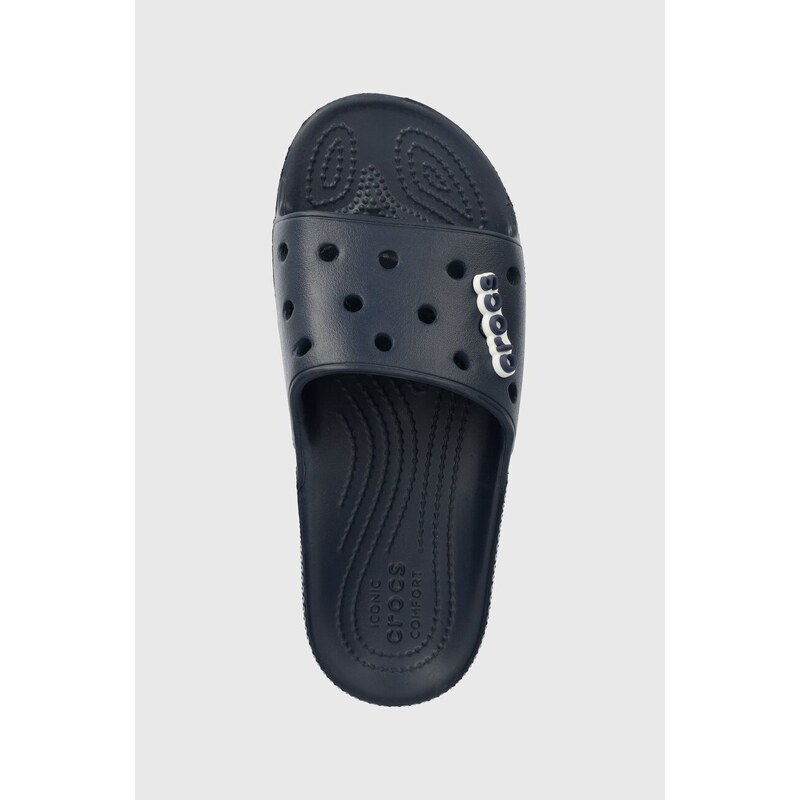 Šľapky Crocs Classic Crocs Slide dámske, tmavomodrá farba, 206761