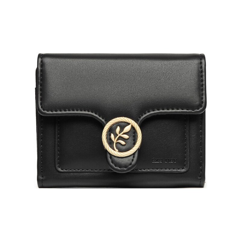 Miss Lulu Peňaženka - s lístkom a priehradkou na mince, čierna 46858286