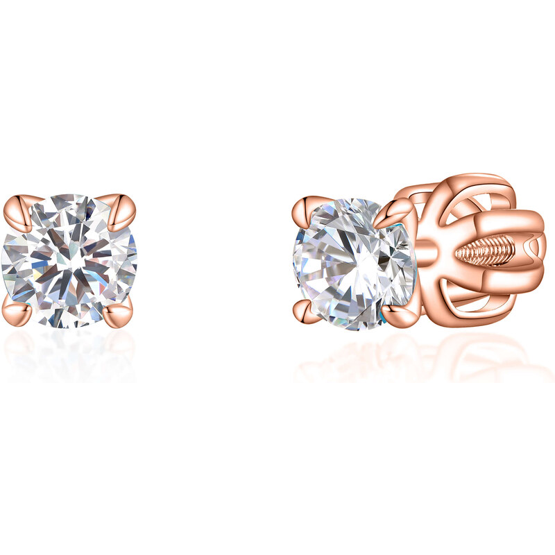 Olivie Strieborné 4mm náušnice PIPPI ROSE 7951 46929347