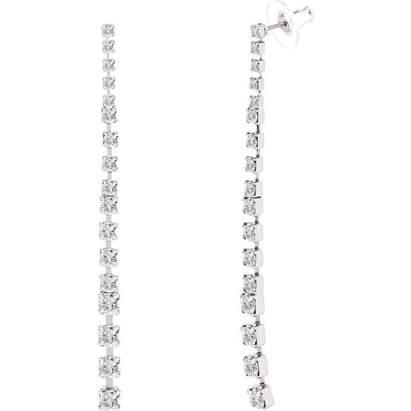 Preciosa Štrasové dlhé náušnice Jewel s českým krištáľom Preciosa 2291 66582832