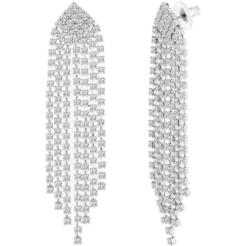 Preciosa Štrasové dlhé náušnice Jewel s českým krištáľom Preciosa 2293 66588932