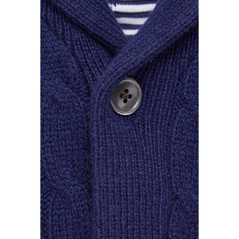 Kašmírový sveter Polo Ralph Lauren tmavomodrá farba,710909166