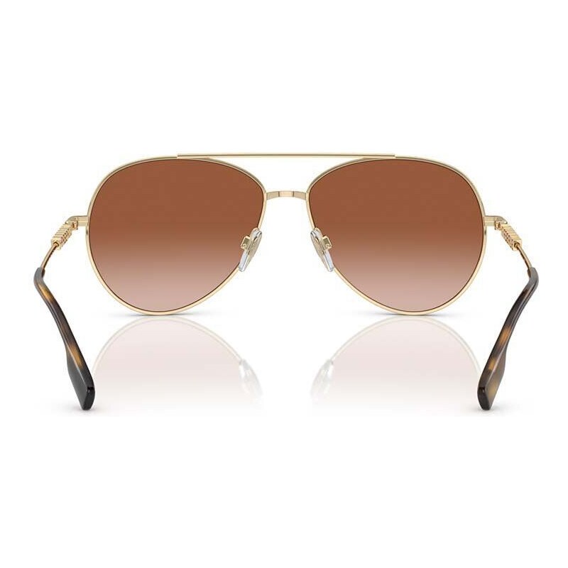 Slnečné okuliare Burberry dámske, hnedá farba