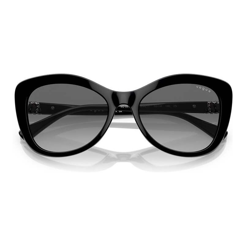 Slnečné okuliare VOGUE 0VO5515SB dámske, čierna farba
