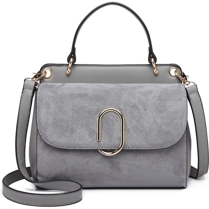 Originálna šedá menšia dámska kabelka Miss Lulu 46897510