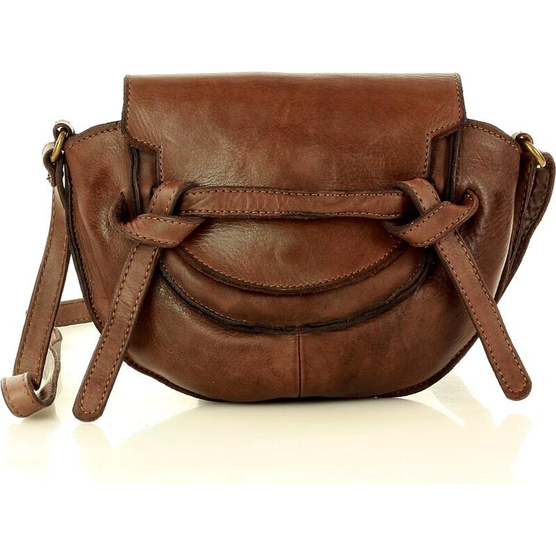 Marco Mazzini handmade Marco Mazzini Kožená crossbody kabelka | hnedá 33868479