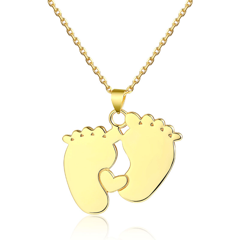 E-shop Olivie Strieborný náhrdelník NOŽIČKY GOLD 7999