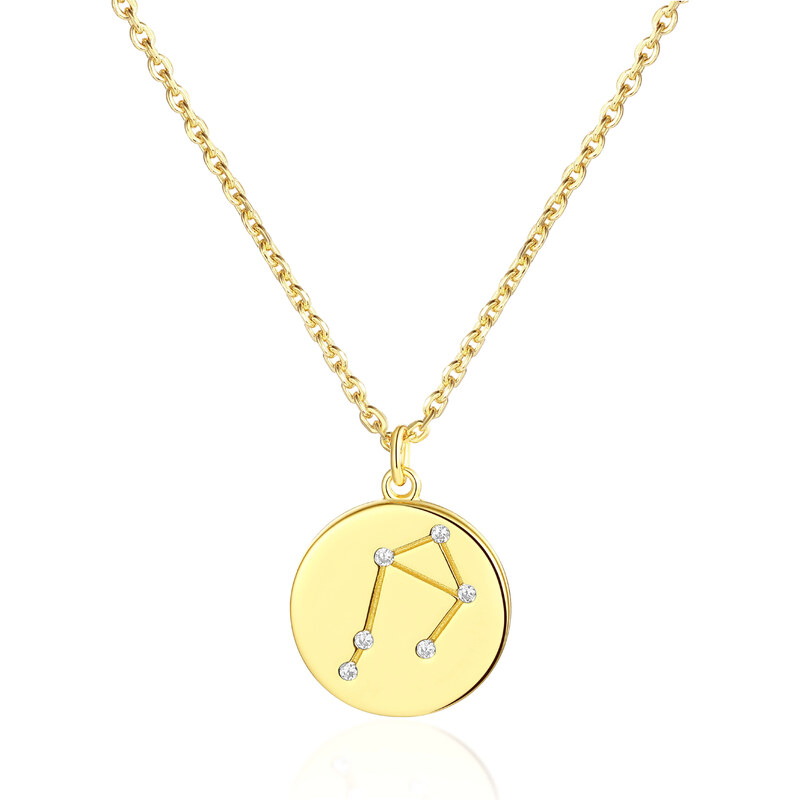 Olivie Strieborný náhrdelník VÁHY GOLD 8019 47034742