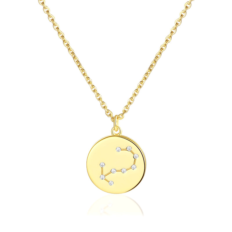 Olivie Strieborný náhrdelník ŠKORPIÓN GOLD 8020 47034743