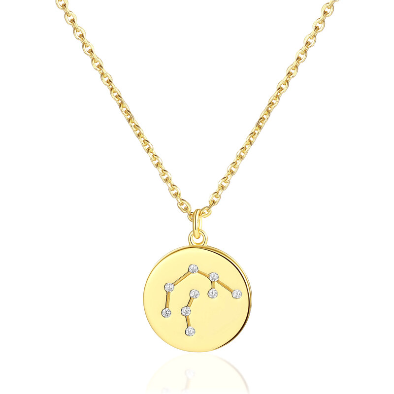 Olivie Strieborný náhrdelník VODNÁŘ GOLD 8023 47034746