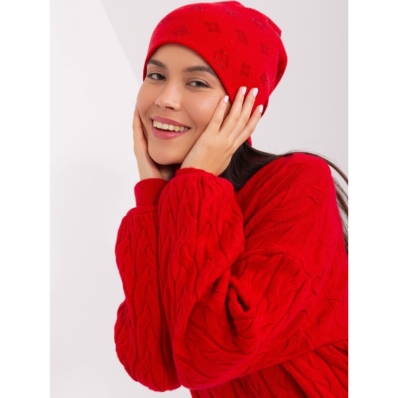 Wool Fashion Italia Cap-AT-CZ-2325.96-red 64688688