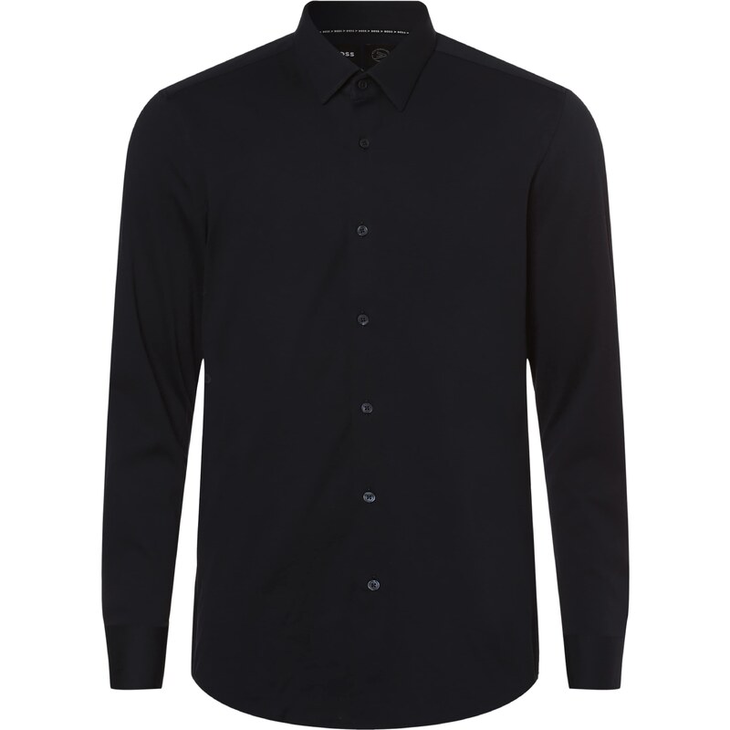 BOSS Biznis košeľa Hank námornícka modrá 46913914