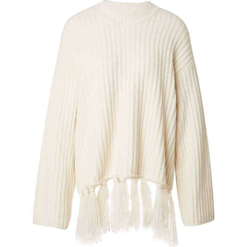 EDITED Sveter Narumol nebielená / šedobiela 47978801