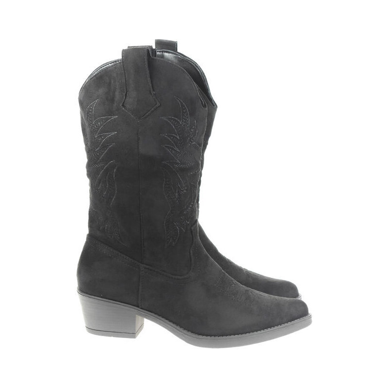 COMER Dámske čierne kozáčky AURELA 46925835