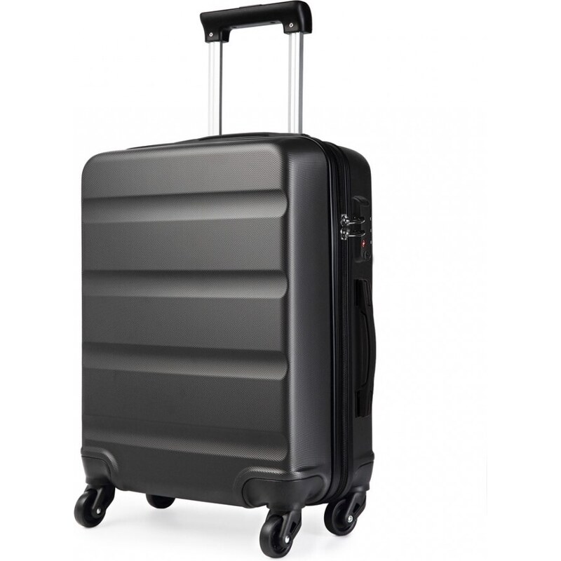 Kufor - na cesty, pevný, unisex KONO, veľký, šedý 46925914