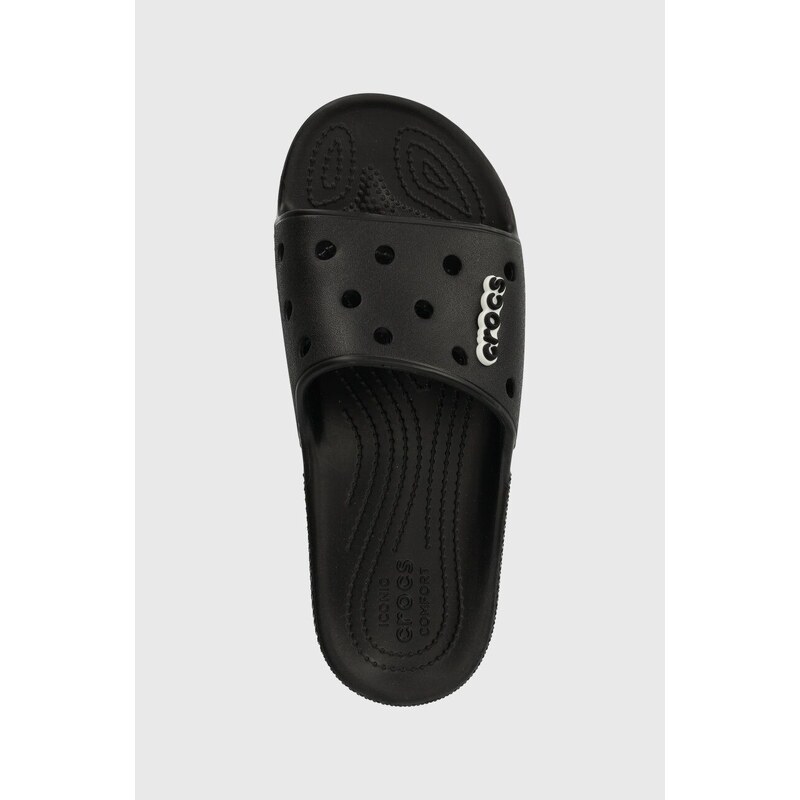 Šľapky Crocs Classic Crocs Slide pánske, čierna farba, 206121