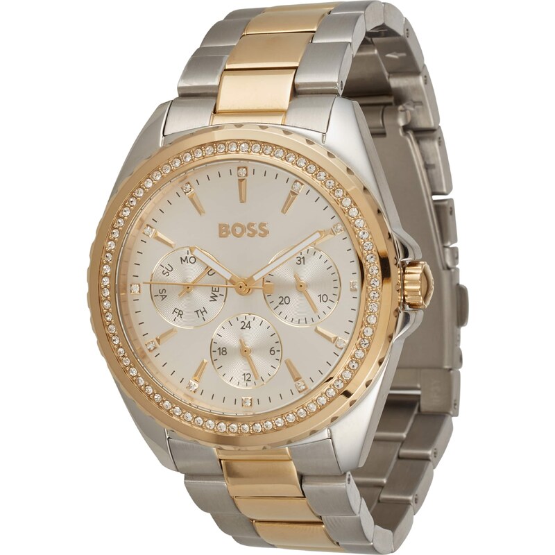BOSS Analógové hodinky Atea zlatá / strieborná 54270644