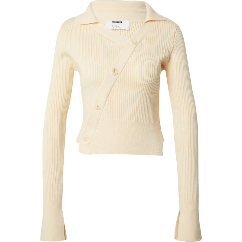 ABOUT YOU x Iconic by Tatiana Kucharova Sveter Roxane krémová 47745636