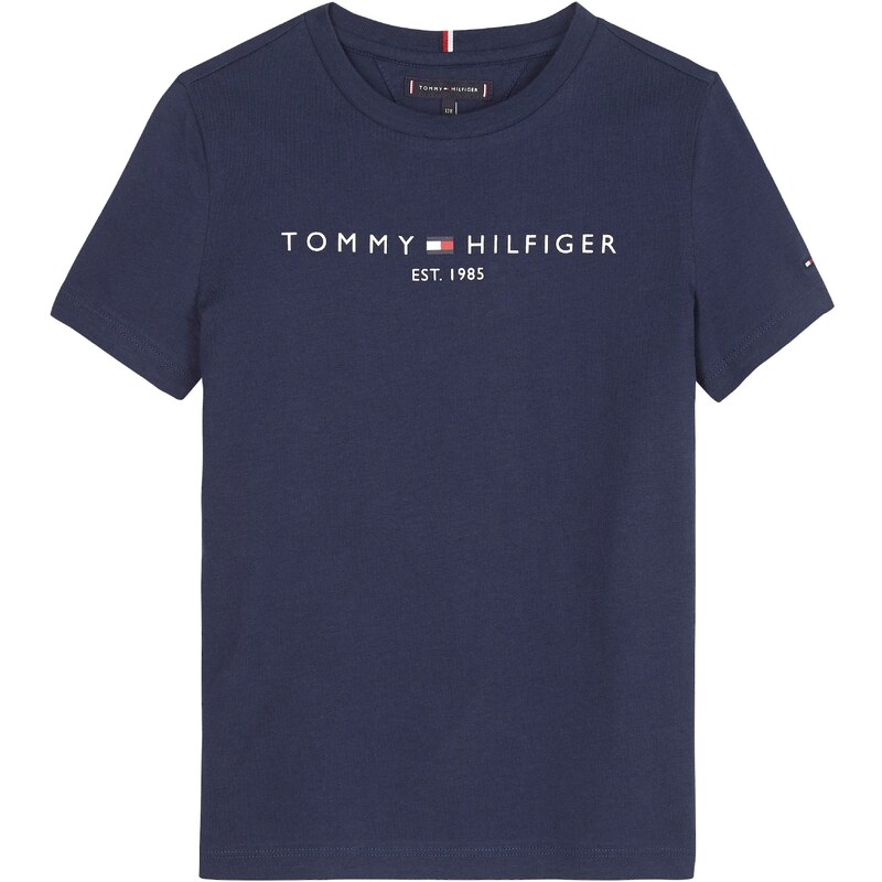TOMMY HILFIGER Tričko tmavomodrá / svetločervená / biela 25384406
