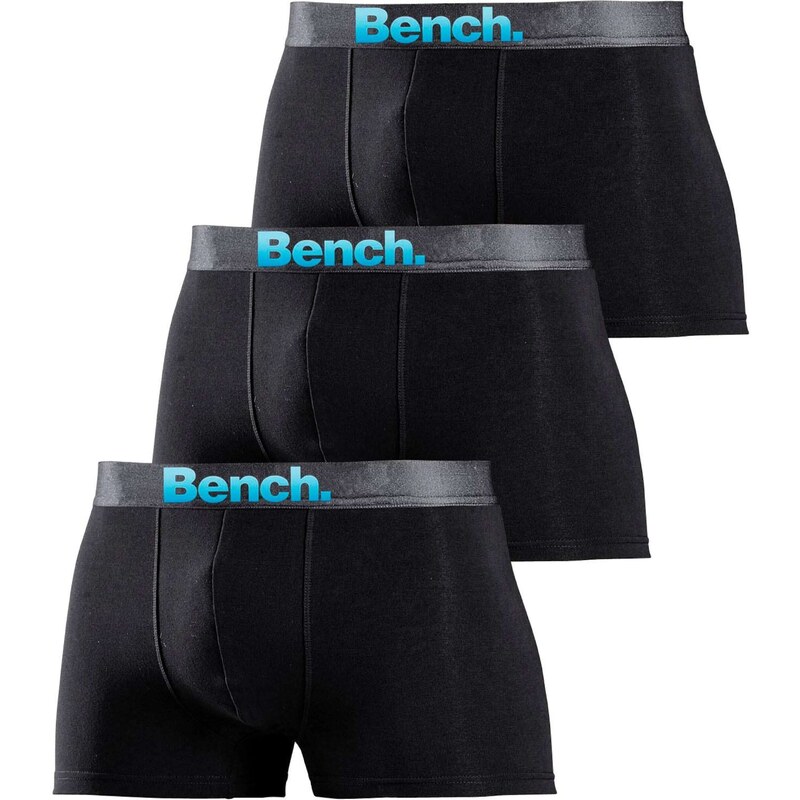 BENCH Boxerky neónovo modrá / čierna 54222340