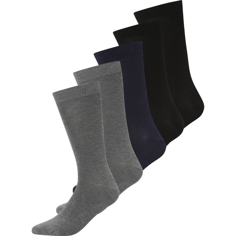 Resteröds Ponožky námornícka modrá / sivá melírovaná / čierna 48206248