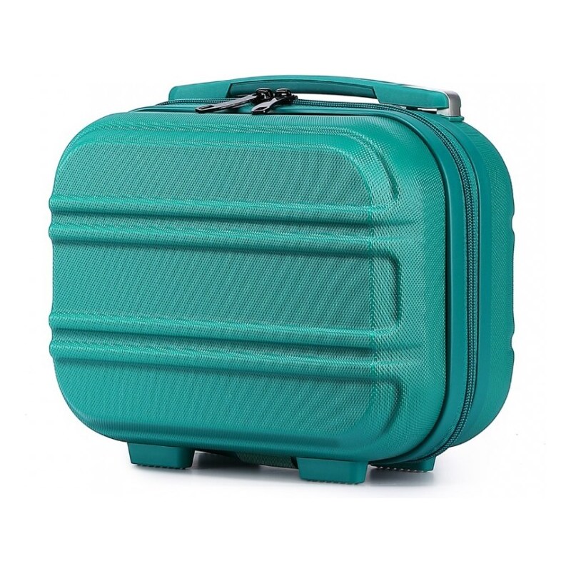 KONO Mini kufor - Ariel, príručný kozmetický, tyrkysový 46972673