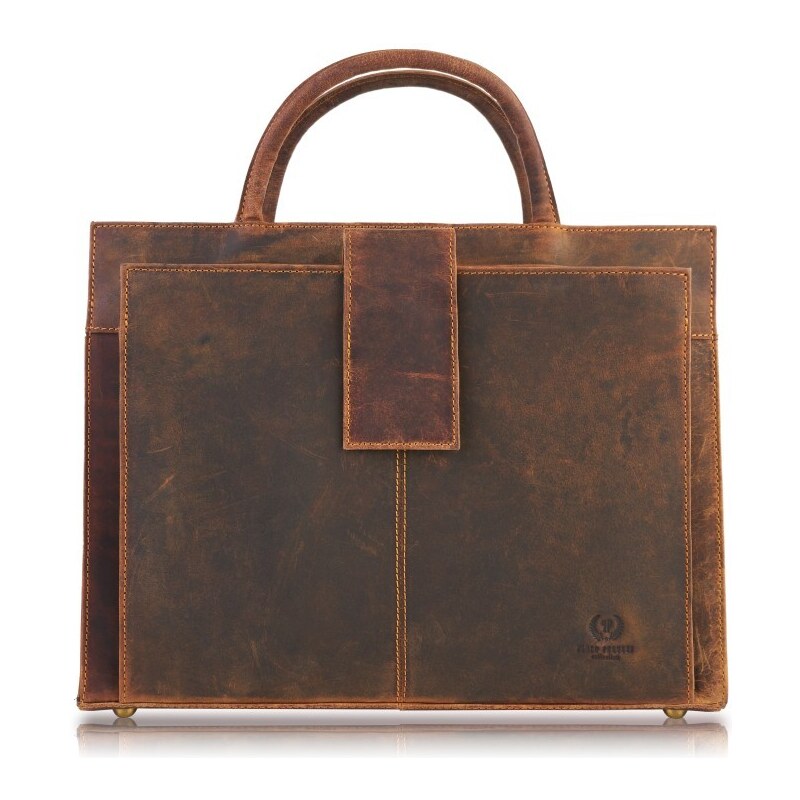 Vintage kožená aktovka Paolo Peruzzi T-94 65614467