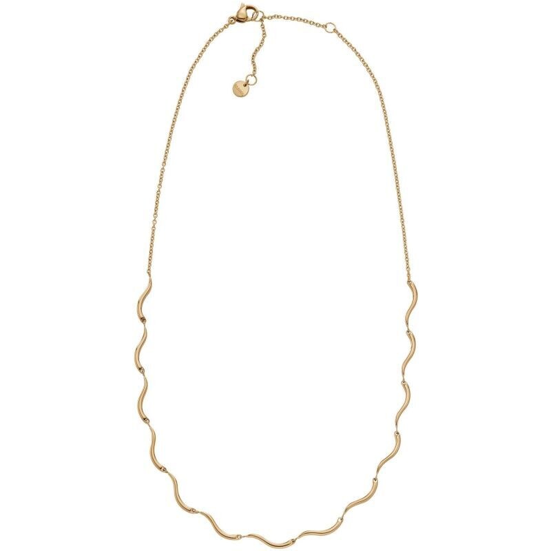 Skagen Nadčasový pozlátený náhrdelník Wave SKJ1746710 66582191