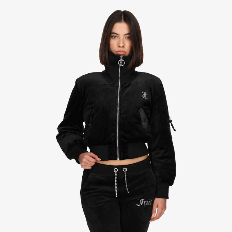 Juicy Couture RYDELL DIAMANTE BOMBER COAT XS 58174693