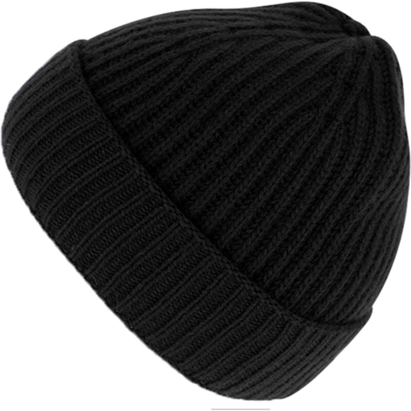 Fiebig - Headwear since 1903 Pletená čierna zimná čiapka s kašmírom - Fiebig