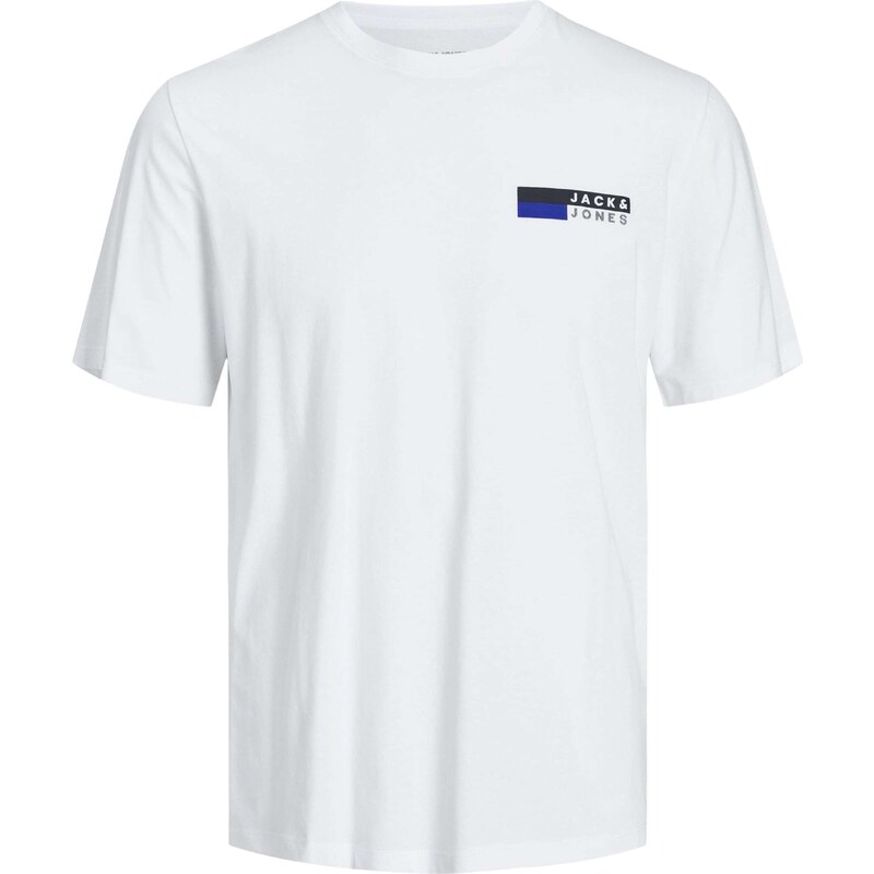 JACK & JONES Tričko modrá / námornícka modrá / biela 47014274