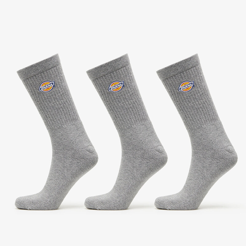 Dickies Valley Grove Sock 3-Pack Grey Melange 35-38 50152692