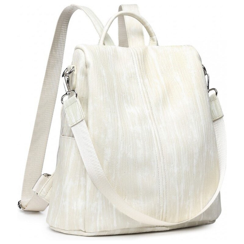 Miss Lulu Batoh - elegantný s popruhom cez rameno, béžový s potlačou 65284925