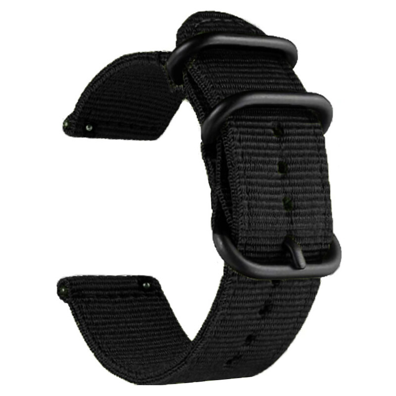 Madvell Canvas remienok čierna 24mm