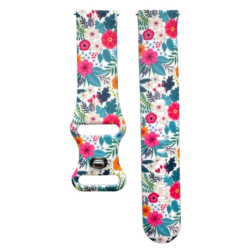 Madvell Silikónový remienok kvetinová lúka 20mm 46928269