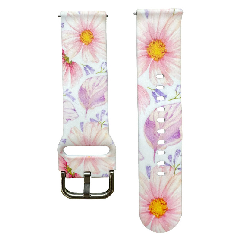 Madvell Silikónový remienok ružová margaréta 22mm 46928272