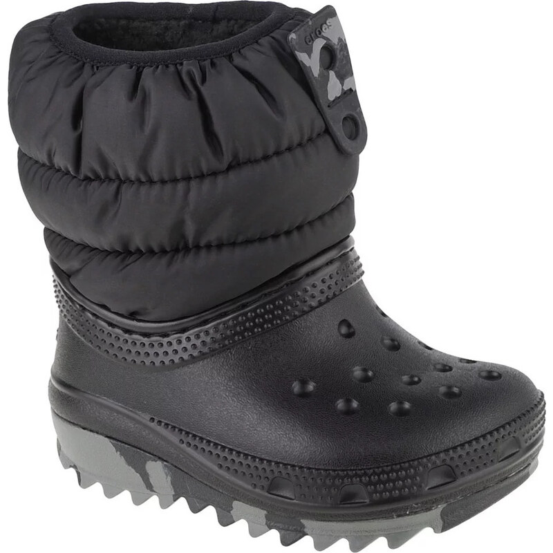 Čierne detské snehule Crocs Classic Neo Puff Boot Toddler 207683-001 47045417