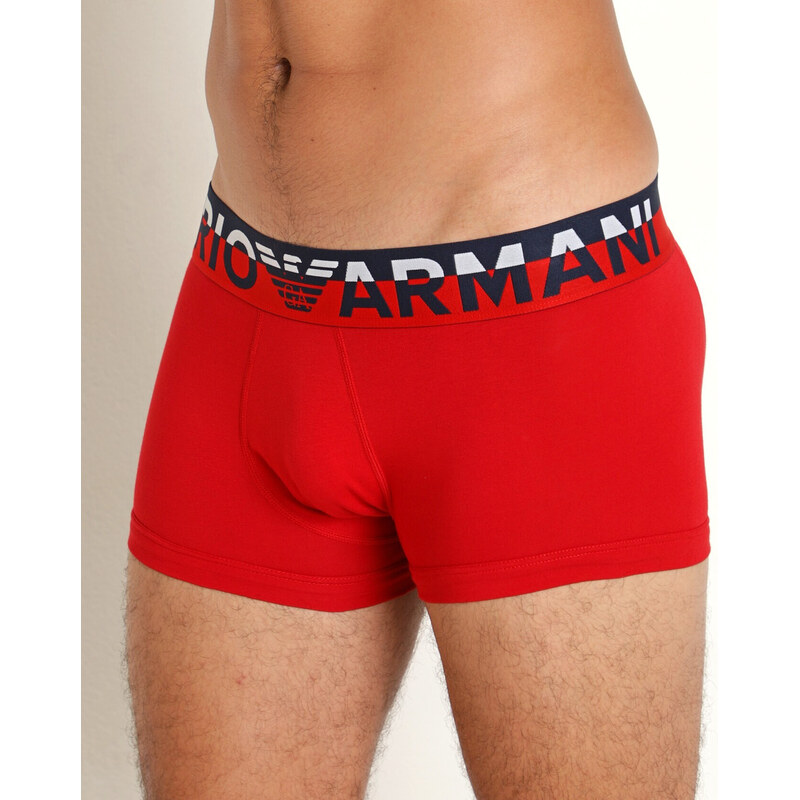 Pánske boxerky 111389 3F516 00774 červená - Emporio Armani 64728830