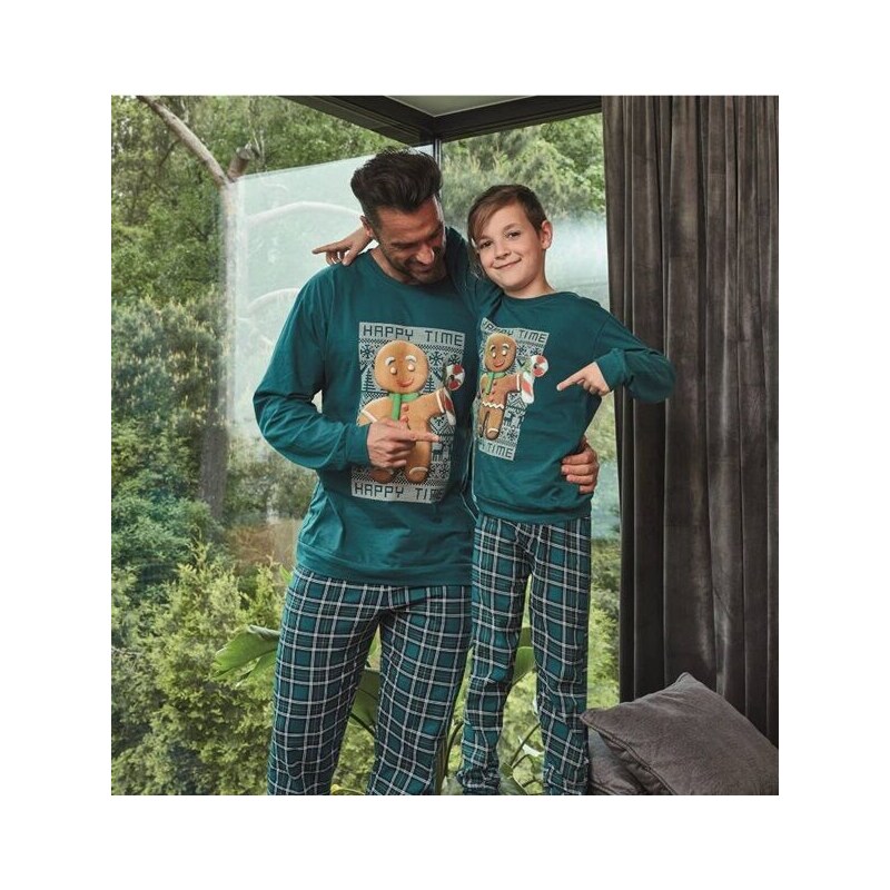 Cornette Pánske vianočné pyžamo Cookie 63343785