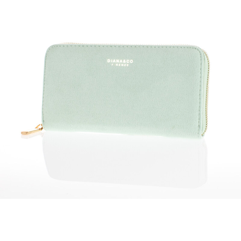 DIANA&CO Peňaženka - DianaCo semišová, mentolová 47061357