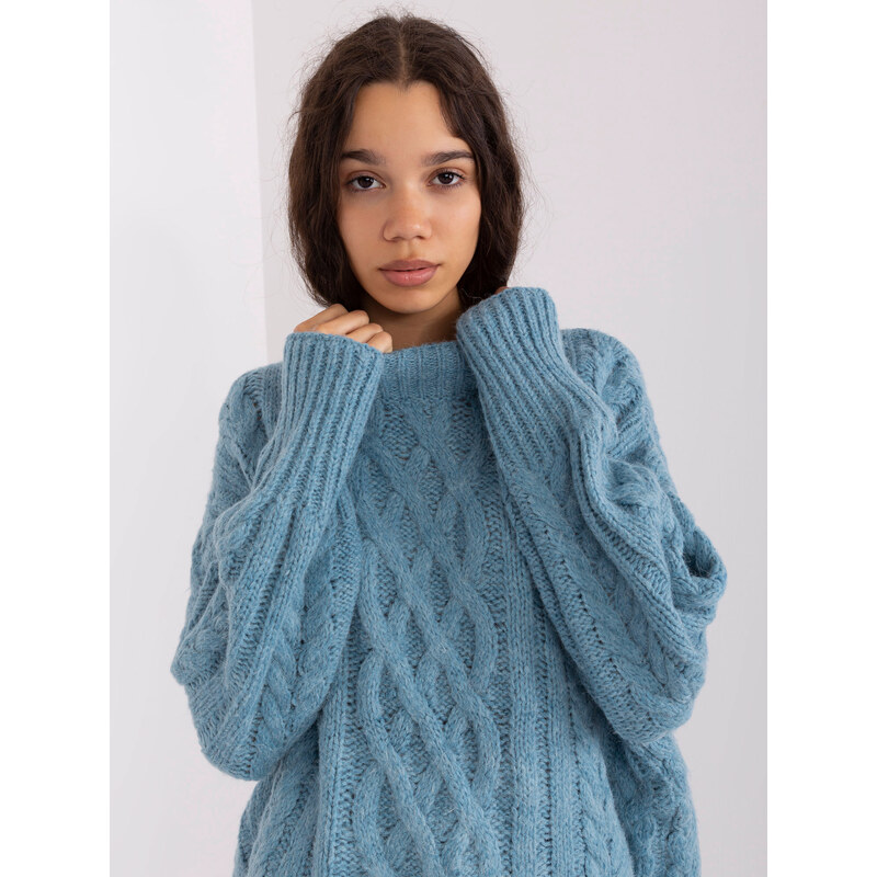 Wool Fashion Italia Sweater-AT-SW-2363-2.30-Blue 64667724